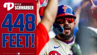 SECOND DECK SCHWARBER! Kyle Schwarber hits a 448-FOOT MOONSHOT for his second homer of the game! 🤯