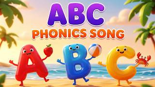 Alphabets Song for 2 Years Old | A to Z Phonics Sounds | ABC Phonics Song | Nursery Rhymes | ABCDEF