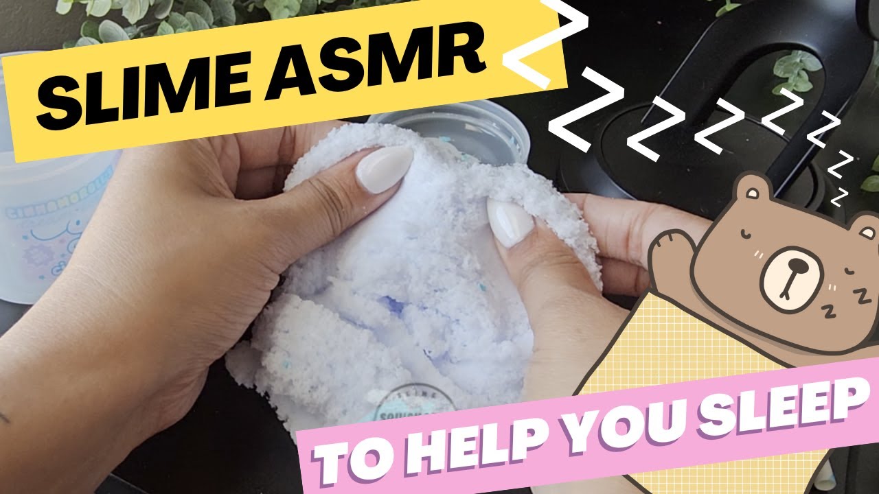 SLEEP in 7 MINS w/ Relaxing Slime ASMR Triggers | No Talking, No Music & ADHD Friendly