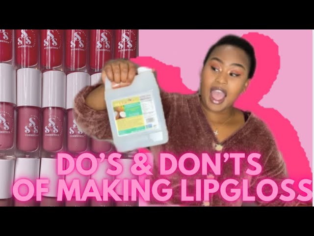 How to make Lip Gloss with TKB trading Gloss Base & Lip liquids 