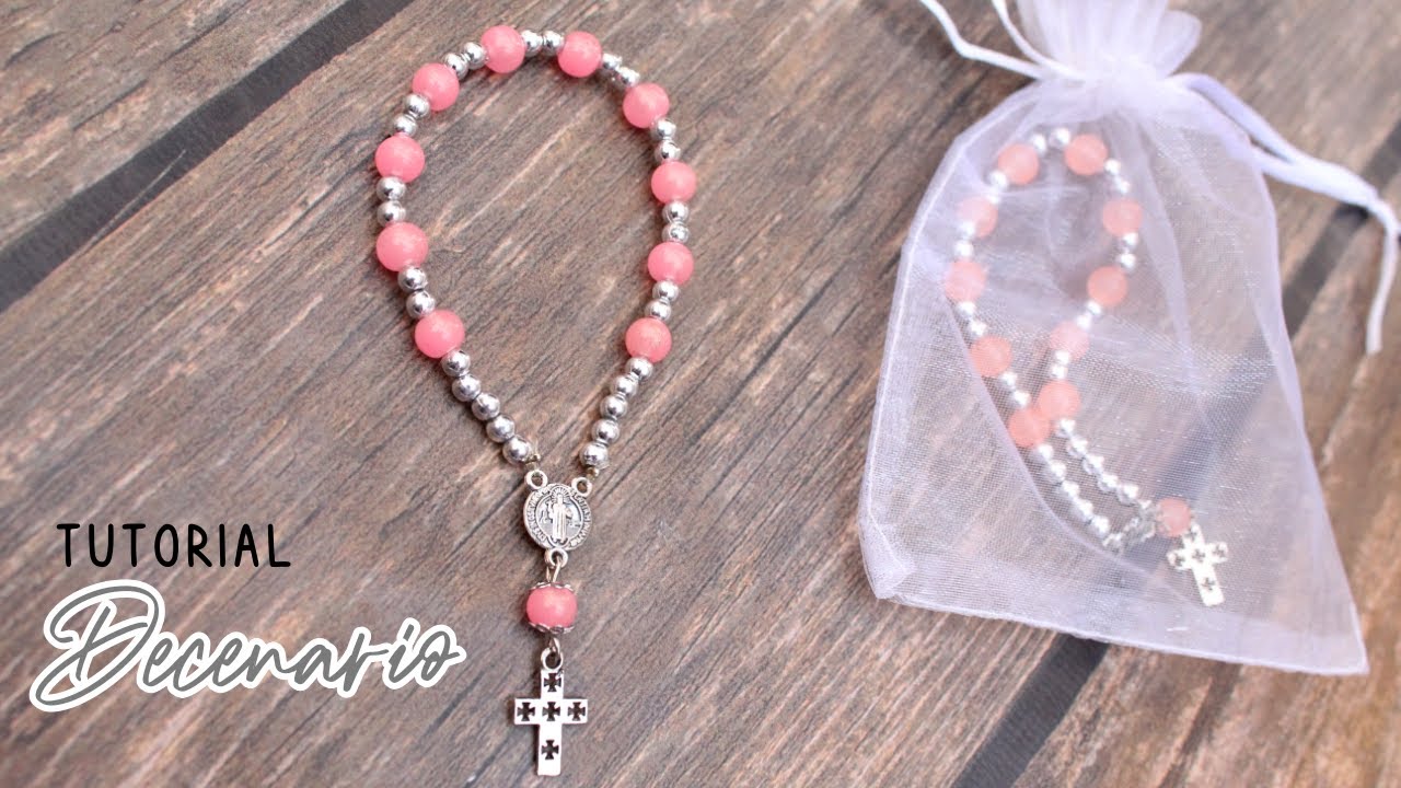 Tutorial DECENARIO o mini Rosario IDEA SOUVENIR - YouTube
