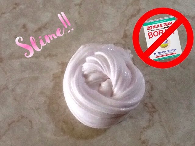 How To Make Slime Without Borax Laundry Detergent