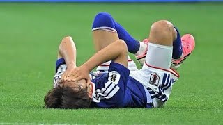 Lesión de Takefusa Kubo|Kubo lesionado contra Países Bajos|Japón vs Países Bajos|Lesión de rodill...