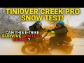Tiniover Creek Pro Snow Test! Can This E-Trike Survive Winter Riding?