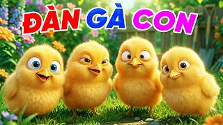 Đàn Gà Con 🐥 Nhạc Thiếu Nhi Vui Nhộn Cho Bé Vừa Học Vừa Chơi