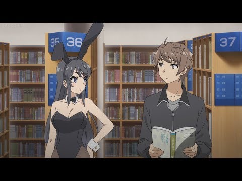 A Bunny in a Library