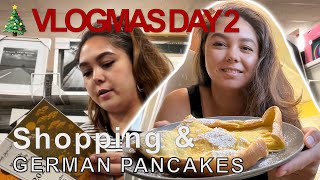 🎄 VLOGMAS DAY 2 Making German Pancakes & Shopping @ Home Goods, Target & Burlington🛍️  #vlogmas2022