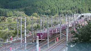 ＥＨ８００－９０１牽引下り貨物知内信号場通過(2025.9.21)