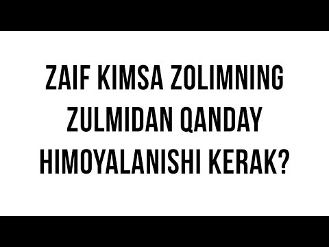 Video: O'zingizni Mazhabdan Qanday Himoya Qilish Kerak