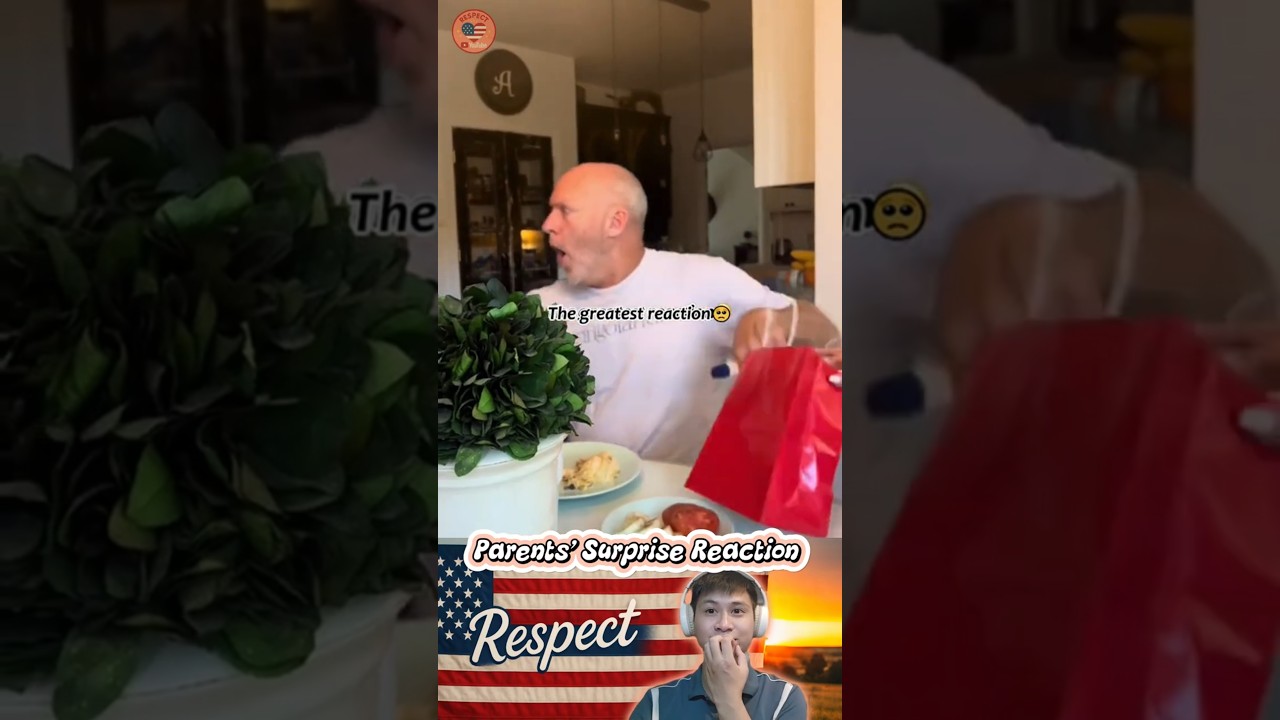 Parents' Surprise Reaction 