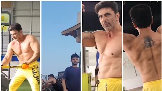 Actor Prithivi Rajbabloo Gym Workout Shots And His Ride With His Son Great Father