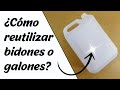 3 ideas con bidones o garrafas reciclaje ecobrisa