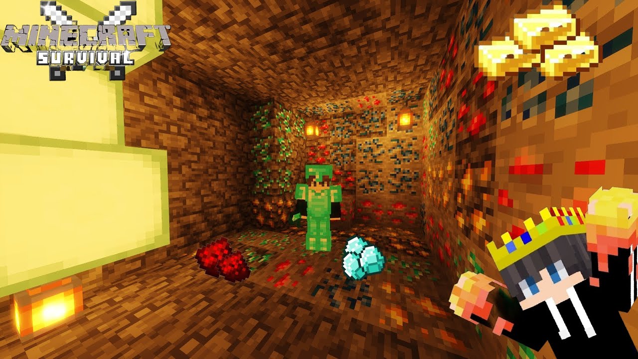 Best Mining Techniques | Minecraft Survival Series Episode 12 - YouTube