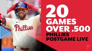 Phillies sweep the Nationals & improve to 20 games over .500 | Phillies Postgame Live screenshot 5