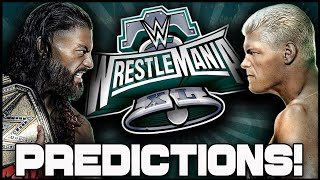 WWE WrestleMania Night 2 Predictions!