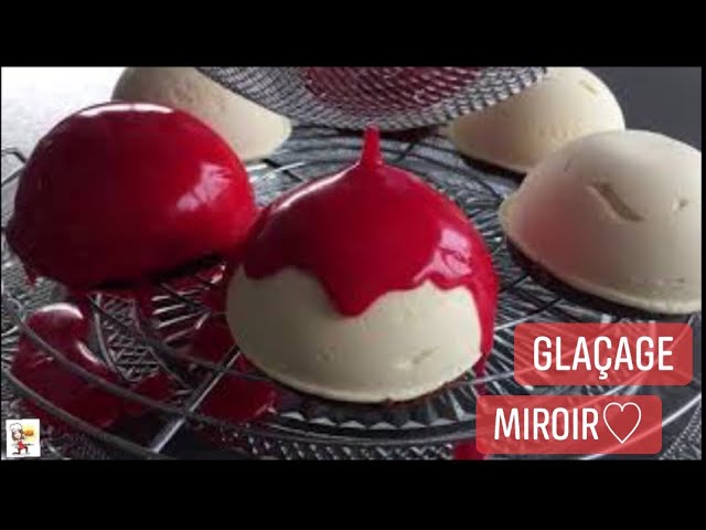 Glaçage miroir au chocolat blanc super facile - YouTube