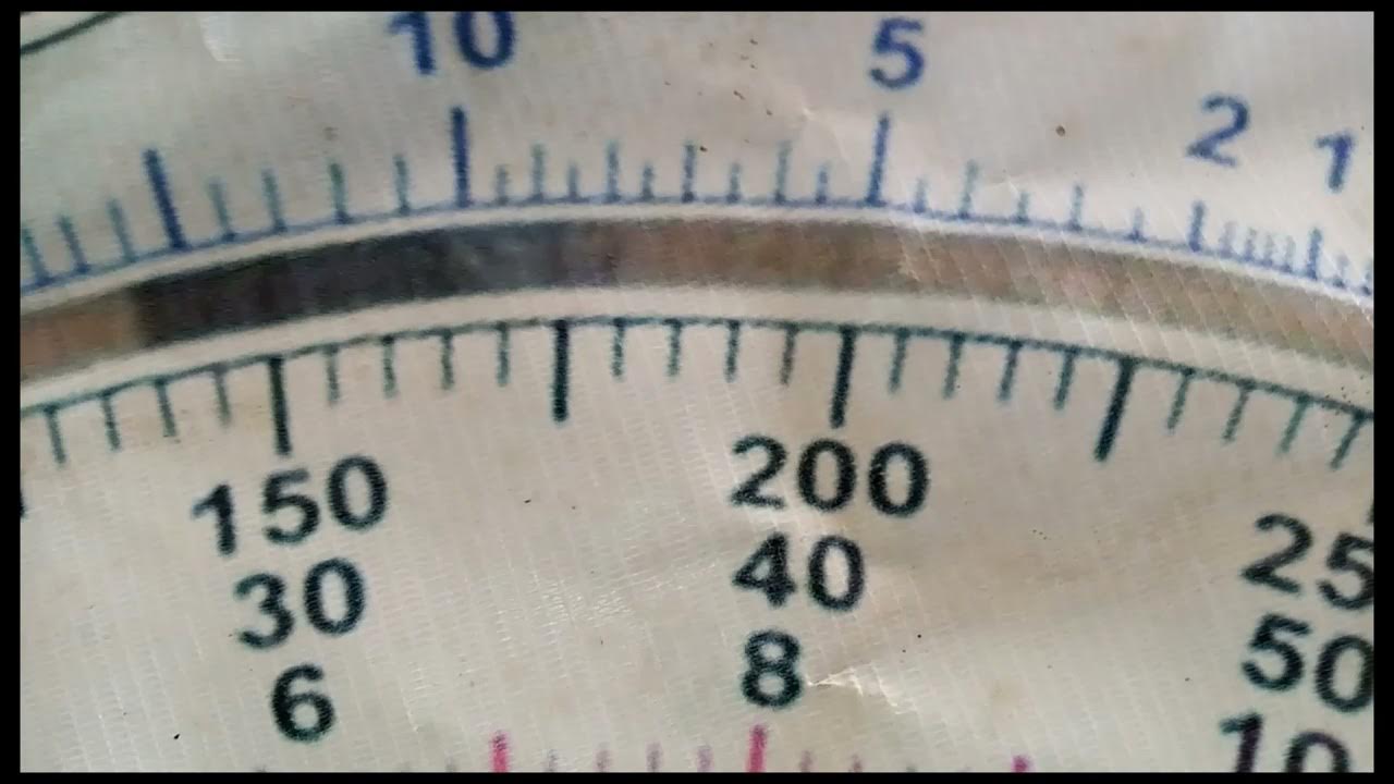 How to read ohmmeter reading scale YouTube