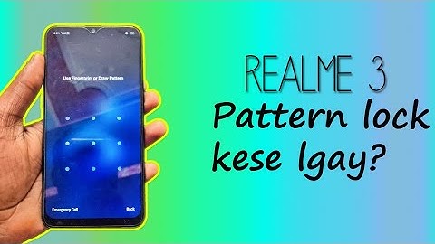 Realme 3 me pattern lock kaise lagaya ll how to set pattern lock in Realme 3