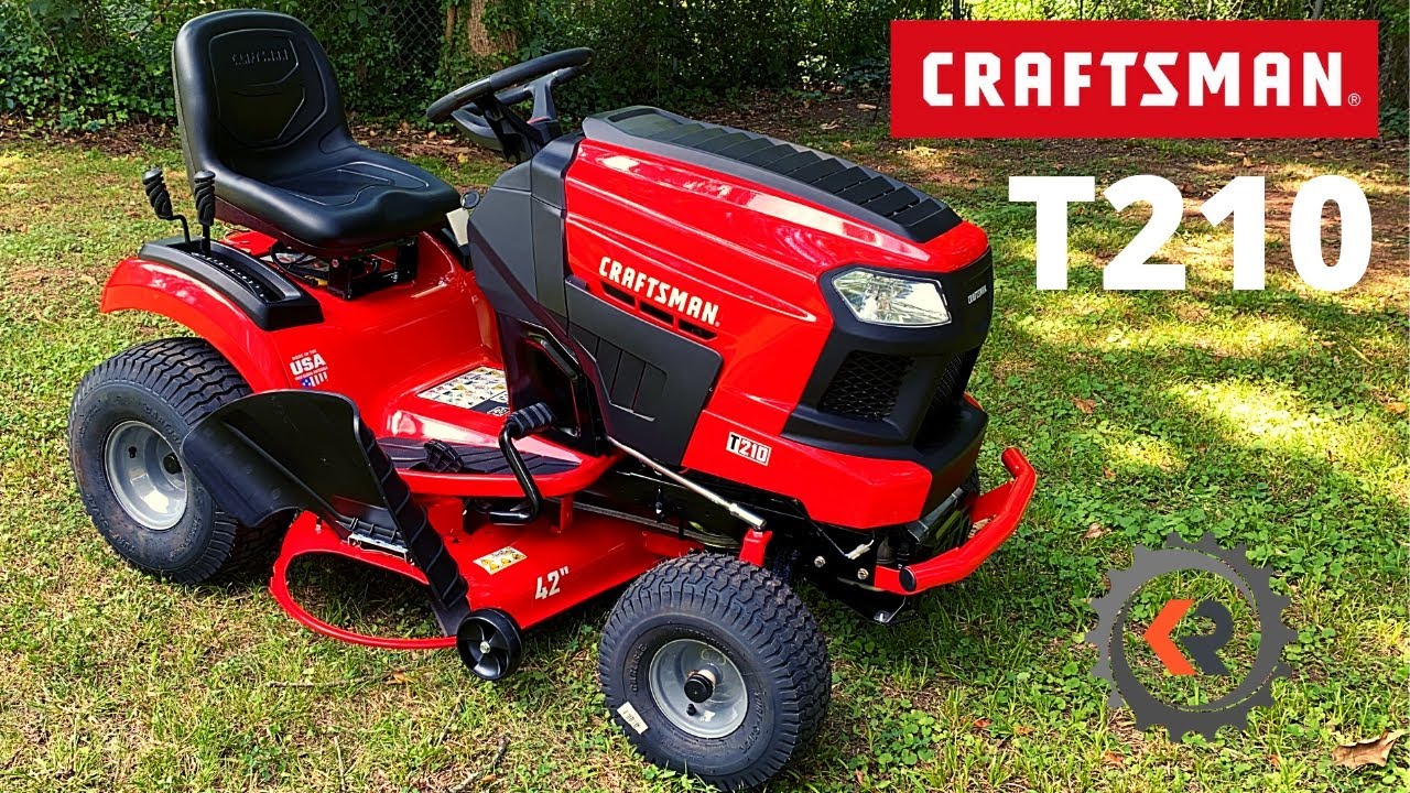 Craftsman T210 Turn Tight 18-HP Hydrostatic 42-in Riding Lawn Mower