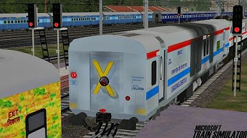 Hazrat Nizamuddin - Pune AC Duronto Express || TKD WAP7 || MSTS Open Rails Journey Part 1