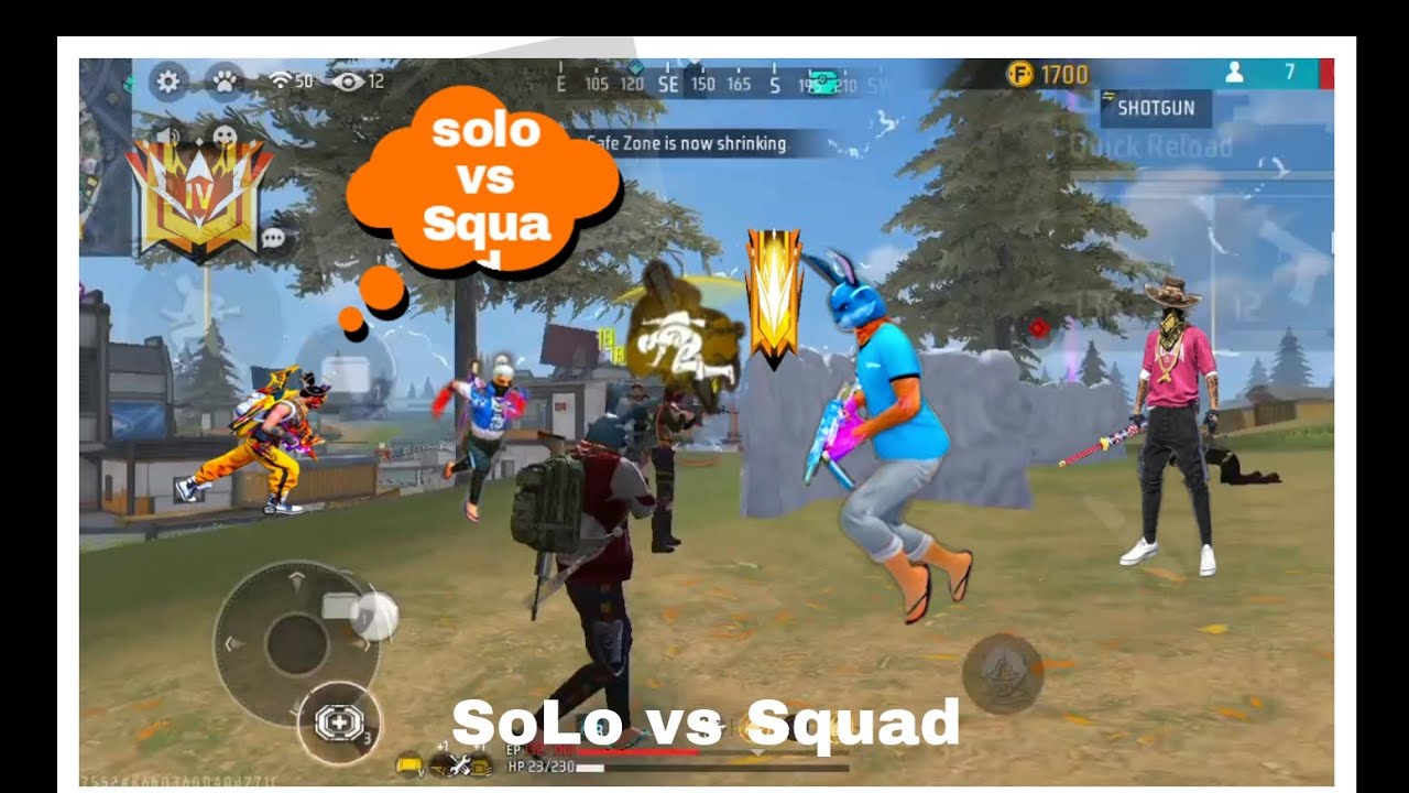 br Ranked Match Solo vs Squad in Bo in #freefire , 19,Kill - YouTube