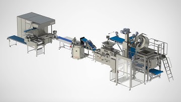 Round Loaves, Baguettes & Rolls Production | RheoPan Industrie automatic line