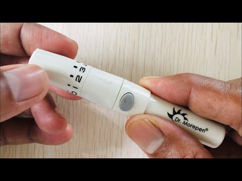 How to Change Lancet Needle Dr Morepen Glucometer | Tips to Use Load & Remove Pin | Device Use Guide