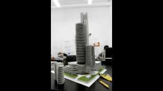 Architectural model time lapse - The making of Trinity Tower