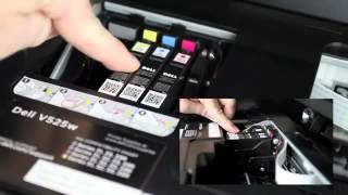 Cartridge installation in a Dell printer
