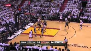 20130619 馬刺 100:103 熱火(Game 6)精采片段