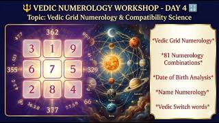 Day 4 Predictive Vedic Numerology workshop #vedicnumerology #dailynumerology #learnnumerology