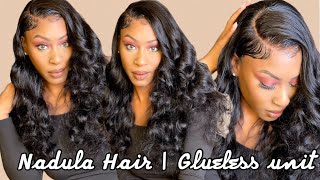 BYE BYE KNOTS WIG! Install this wig in SECONDS (PRE CUT, BLEACHED, PLUCKED) Ft. Nadula Hair Amazon