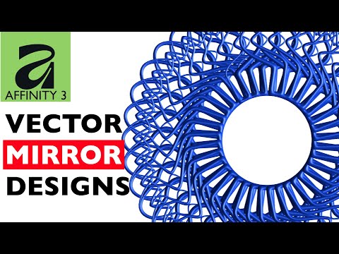 AFFINITY 3 Vector Mirror Symmetry Designs Creation | How To