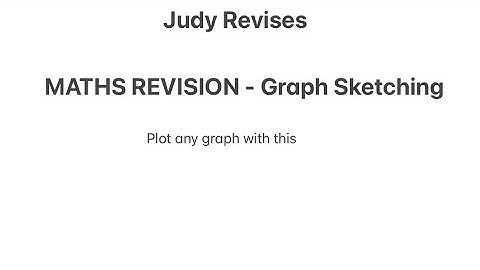 Sketch any complicated graph in 1 minute