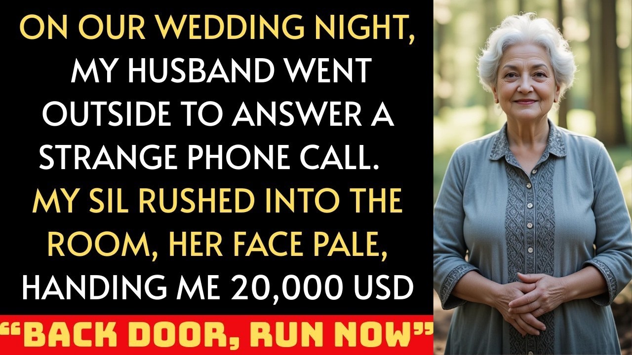 On our honeymoon night, my husband stepped out for a strange call—then my sister-in-law rushed in