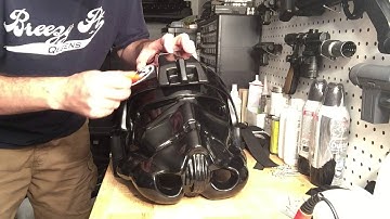 WTF TIE Pilot Helmet Assembly (Part 6 - Finishing Touches)