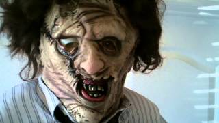 Leatherface Custom Animated Prop - Texas Chainsaw Macre - Halloween Haunt