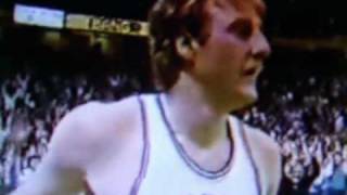 Larry Bird buzzer beater vs Blazers 1985 (Johnny Most version) screenshot 5