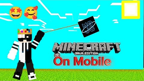 Minecraft Java edition, but on mobile 😱🔥#minecraft #mojolauncher #javaeditionminecraft #senseibug