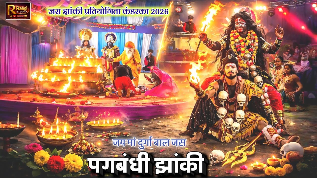 नया झांकी पगबंधी ( धमधा ) l राजा हरिश्चंद्र l जस झांकी प्रतियोगिता कंडरका 2026 🙏
