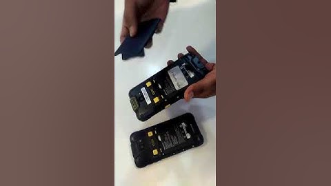 Chainway C62 UHF RFID Handheld Reader battery Change Process