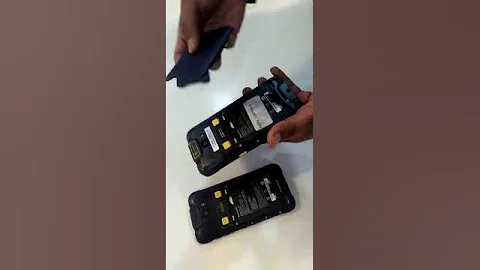 Chainway C62 UHF RFID Handheld Reader battery Change Process