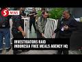 Indonesia free meals agency office locked down as investigators raid premises