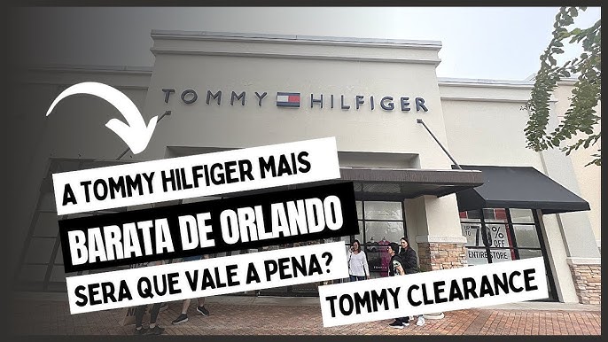 Tommy Clearance Orlando: loja cheia de descontos!