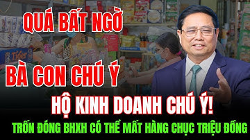 TIN NÓNG: Chủ hộ kinh doanh trốn đóng BHXH có thể bị phạt lên đến 75 triệu đồng.