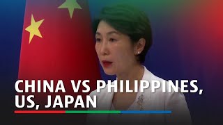 Beijing slams US-Japan-Philippines summit, says S. China Sea actions 'lawful'