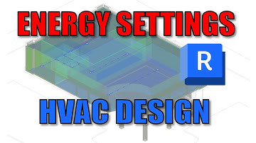 Revit Analytical tools to Size and Design HVAC System Part 1 - Energy Settings and System Analysis
