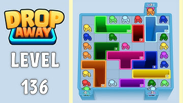 Drop Away level 136 gameplay solution