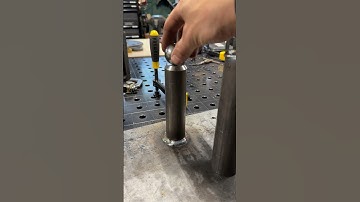 Heavy Duty Door Hinge using a ball bearing! #weld #make #architecture #shorts