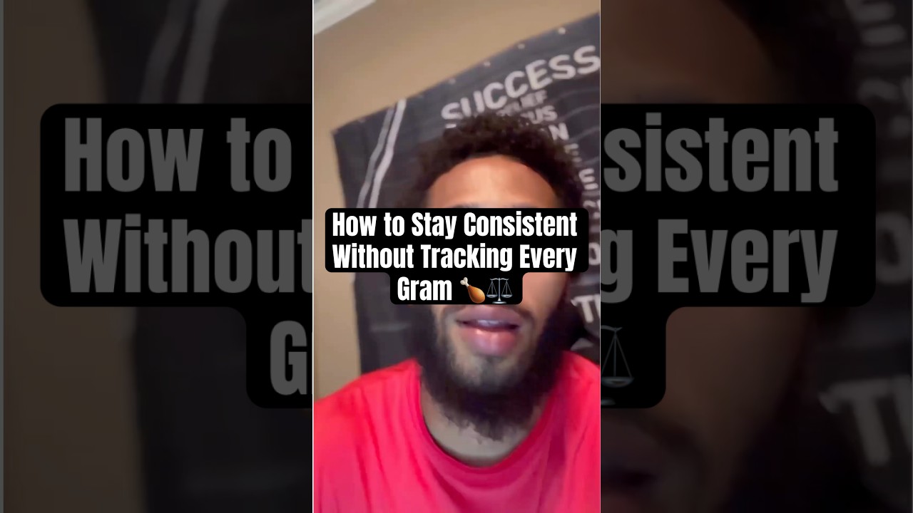 How to Stay Consistent Without Tracking Every Gram 🍗⚖️ 